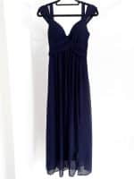 Vestido azul copa largo