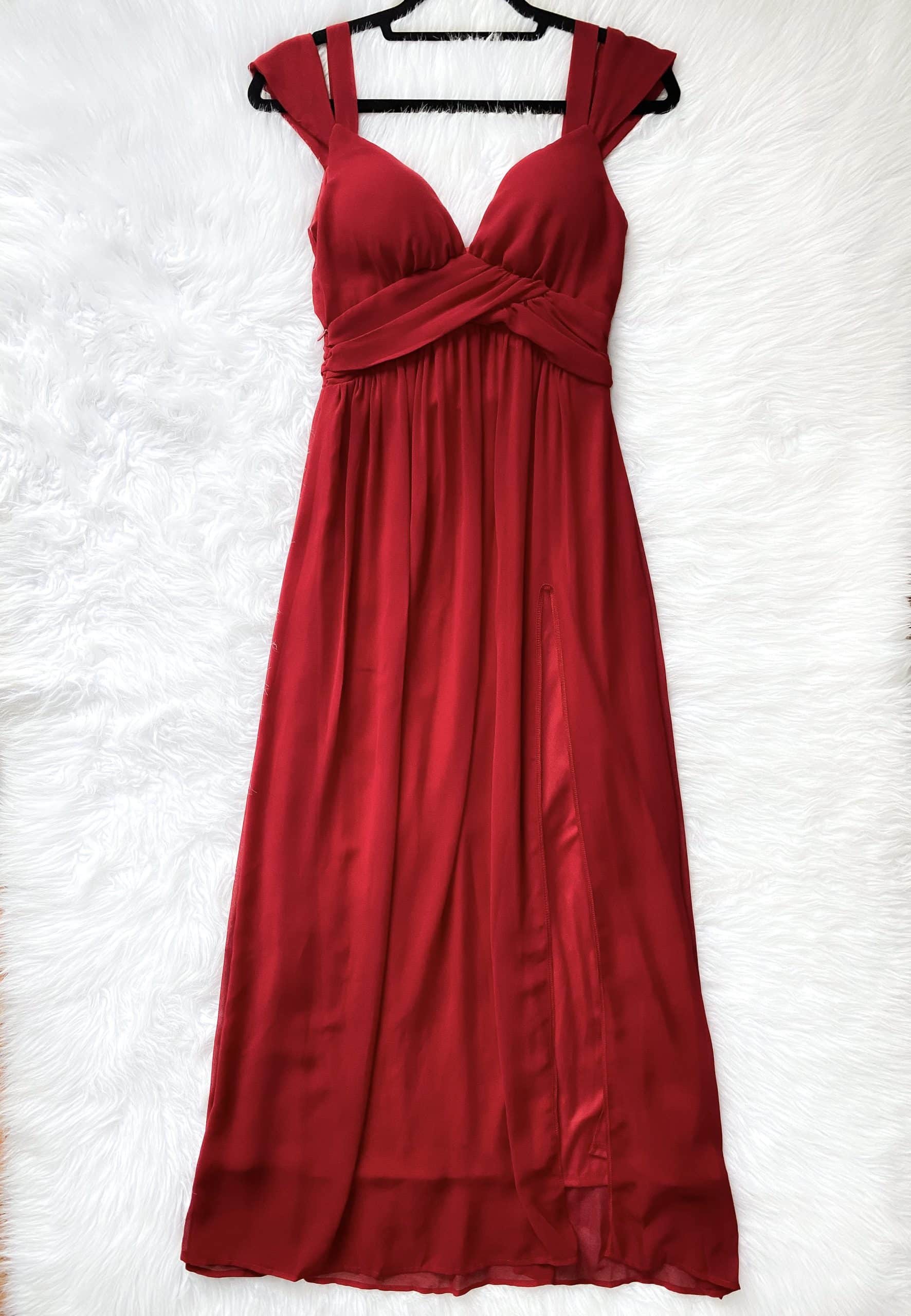 3F96DAA1-06FC-4ACD-8940-0B8C08B5C0D9 Vestido rojo copa largo - Imagen 1