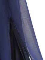 Vestido azul copa largo - Imagen 3