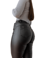 Pantalón pitillo ecocuero - Imagen 4