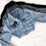 Chaqueta mezclilla crop