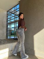 Jeans Paradise flare gris gravillado - Imagen 3