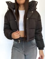 Chaqueta puffa gorro desmontable - Imagen 2