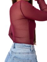 Body asimétrico con transparencia - Imagen 3