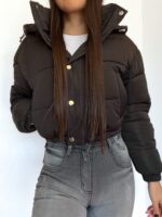 Chaqueta puffa gorro desmontable - Imagen 4