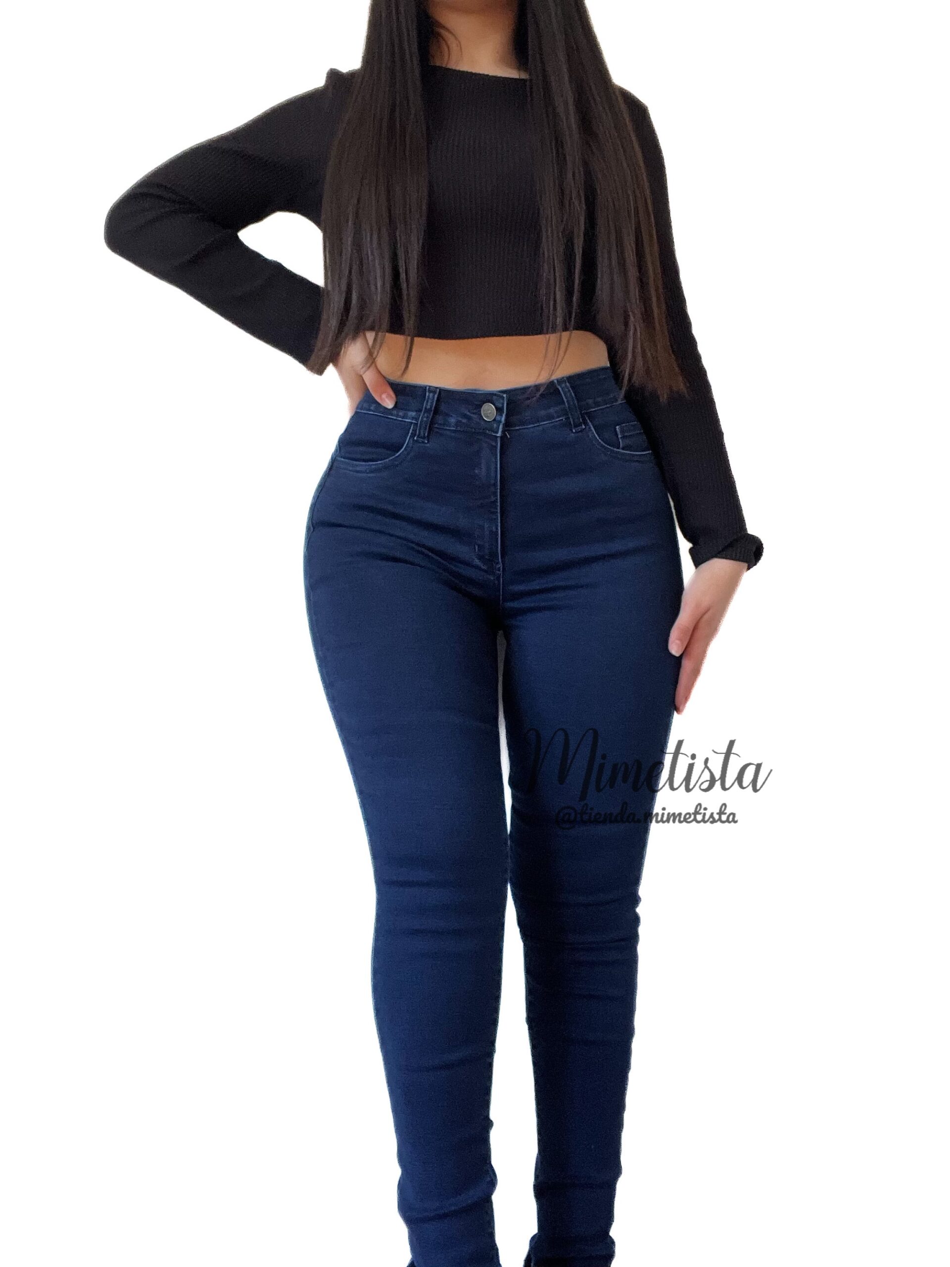 img_8198 Jeans Paradise skinny azul clásico - Imagen 1