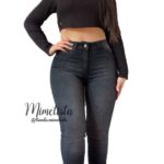 Jeans Paradise skinny negro focalizado