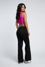 Jeans Paradise wide leg negro - Imagen 3