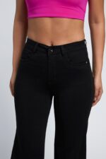 Jeans Paradise wide leg negro - Imagen 2
