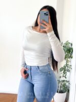 Jeans Paradise skinny celeste liso - Imagen 2